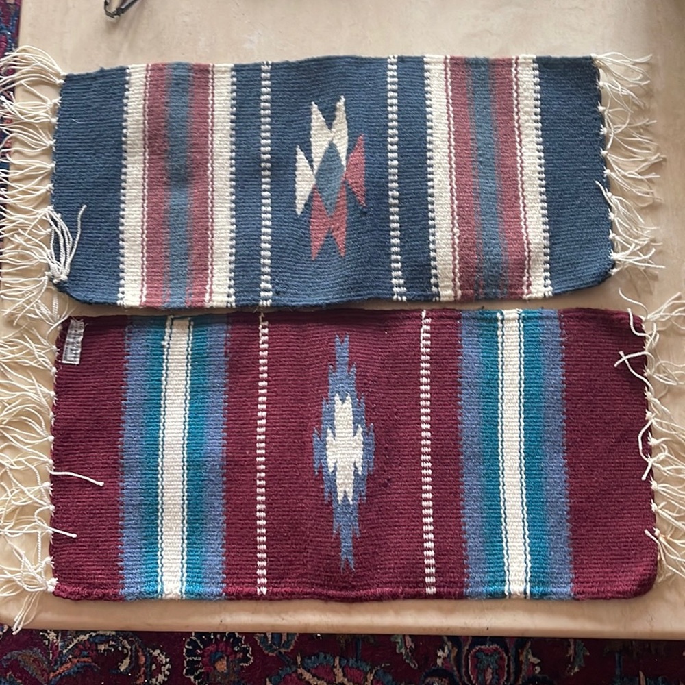 2 Western placemats
